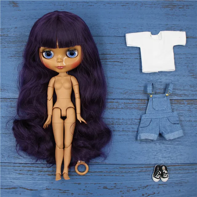 Фабрика blyth кукла 1/6 bjd кукла с одеждой обувь или новое лицо голая кукла 1/6 30 см - Цвет: combination