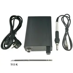 OLED T12 паяльник станция электрический утюг инструмента поделки ручка STM32 OLED Температура контроллер держатель стенд сварки T12-K