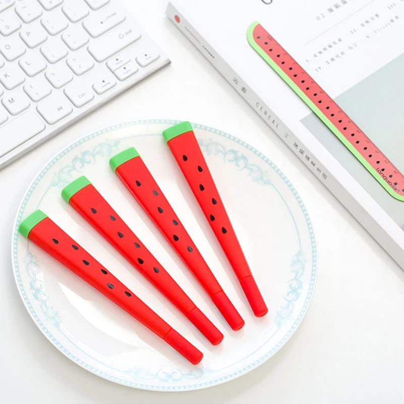 

1 Pcs Cute Kawaii Watermelon Gel Pen Writing Signing Pen School Office Supply Student Stationery Rewarding 0.5mm Cartoon
