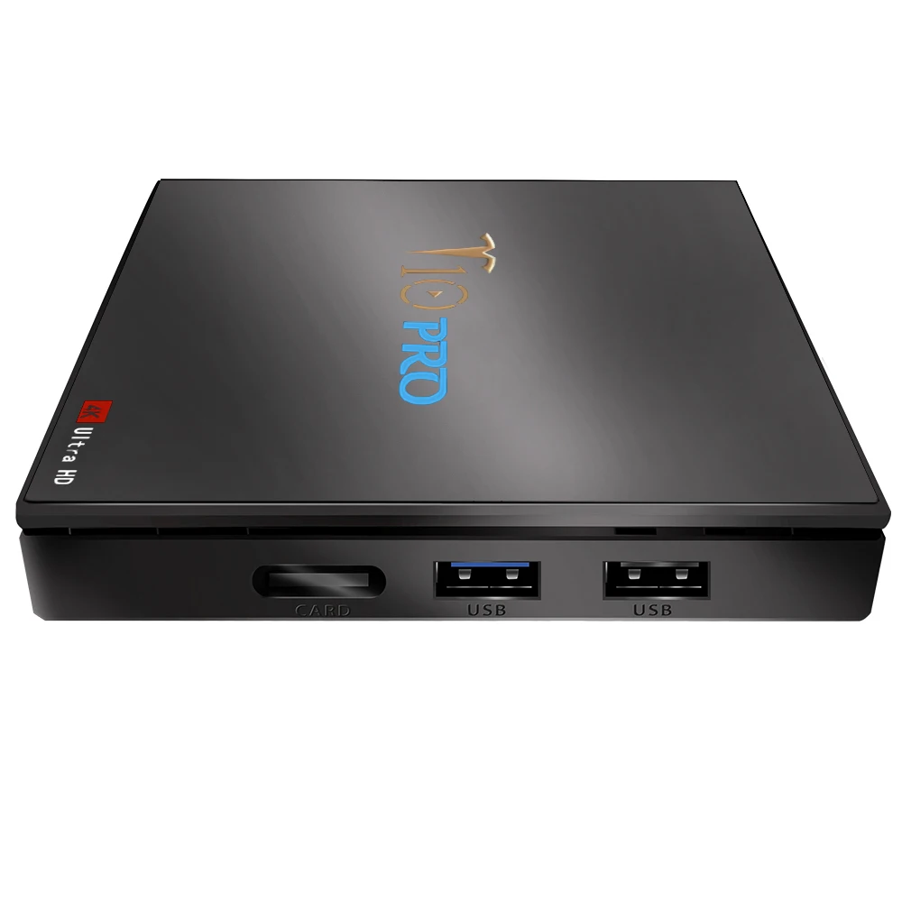 Приставка Смарт ТВ T10 Pro Amlogic S905X2 2 4 ГГц Wi Fi BT4.1 Android 8 1 ГБ 64 32 USB3.0 4K VP9|ТВ-приставки и