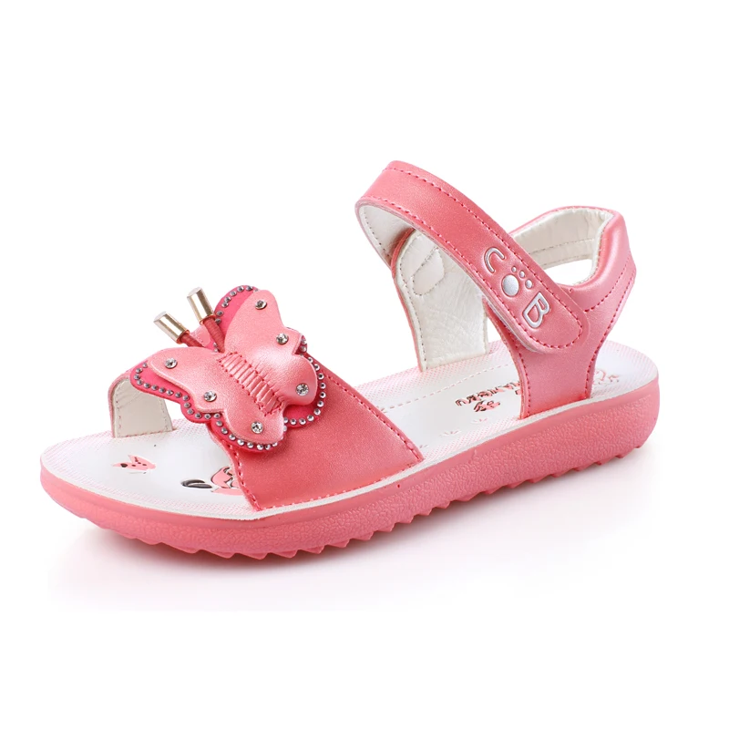 Children's Princess sandals, soft bottom bow, little girl's shoes, 2018 new summer style girls
