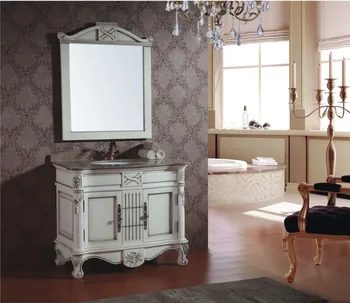 

Solid Wood European Style Wooden Bathroom Cabinet 0281-B-8065