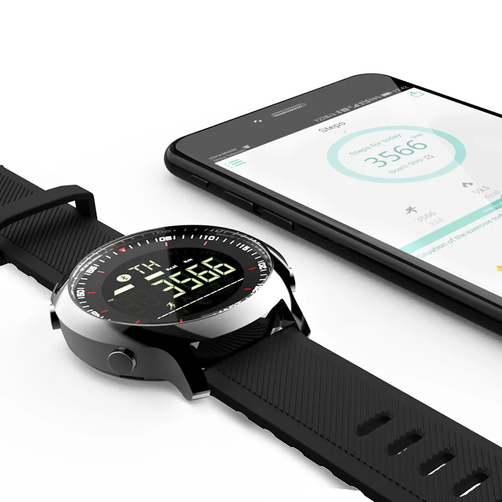 Умный Uhr спортивный кардиостимулятор Nachricht Erinnerung Bluetooth Im Freien schwimmen мужские Смарт-часы для ios Android telefon