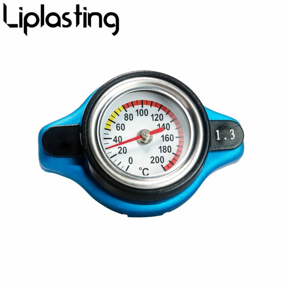 Small Head 1.3 Bar Thermost Radiator Cap Cover Water Temperature Gauge Universal