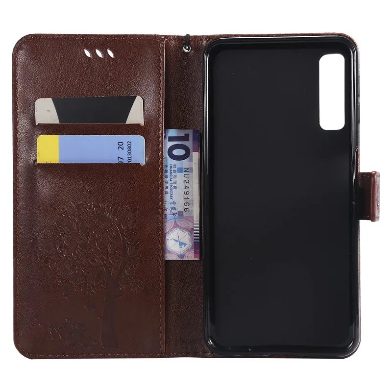 Flip Leather Case For Samsung Galaxy A7 2018 A750 Phone Case For Samsung A7 2018 Pattern Luxury Wallet Cover Stand Phone Cases (16)