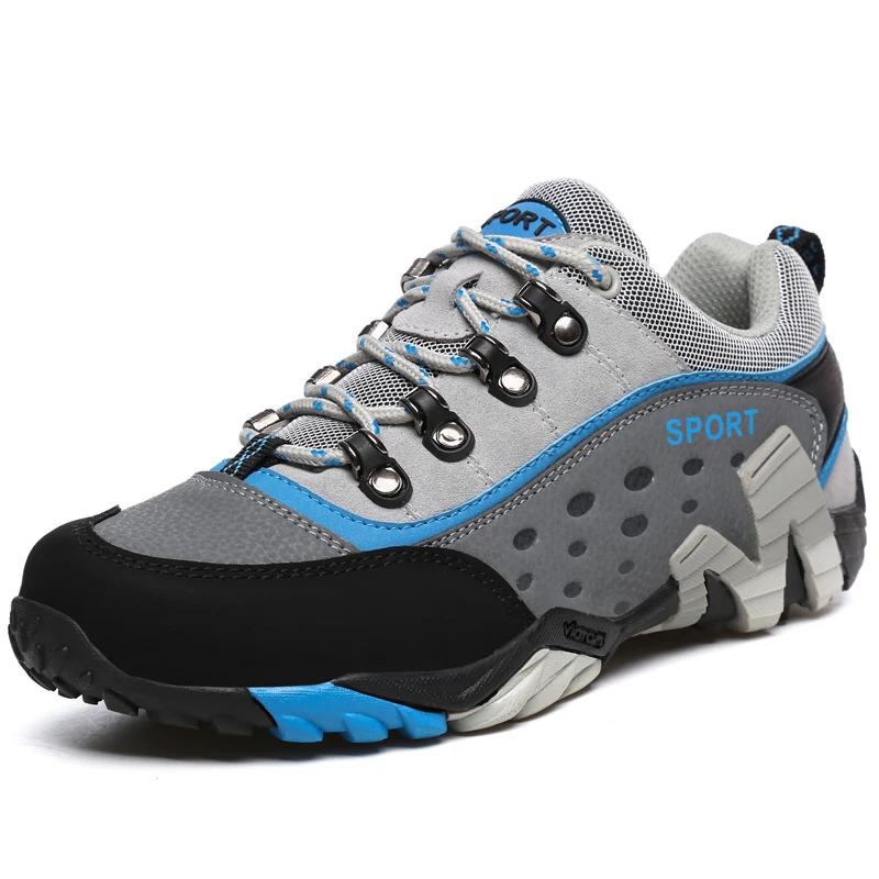 Tanie Wodoodporne buty górskie dla mężczyzn kobiety skórzane buty wspinaczkowe buty trekkingowe oddychające buty turystyczne myśliwskie