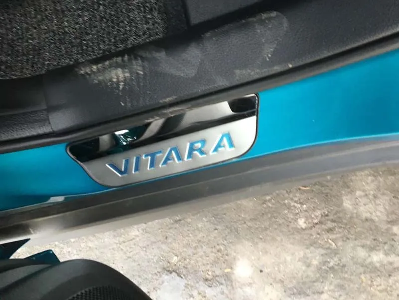 Для Suzuki Vitara дверные пороги полосы аксессуары для автомобиля Стайлинг приветствуется педаль отделка