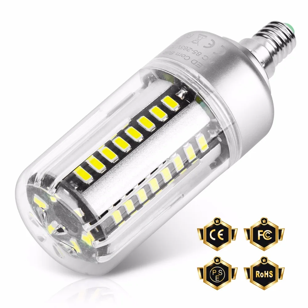 

E14 Light Bulb E27 LED Lamp Corn Bulb 220V Lampada LED Candle Light 5W 7W 9W 12W 15W 20W High Power LED Lamp For Home 5730 SMD