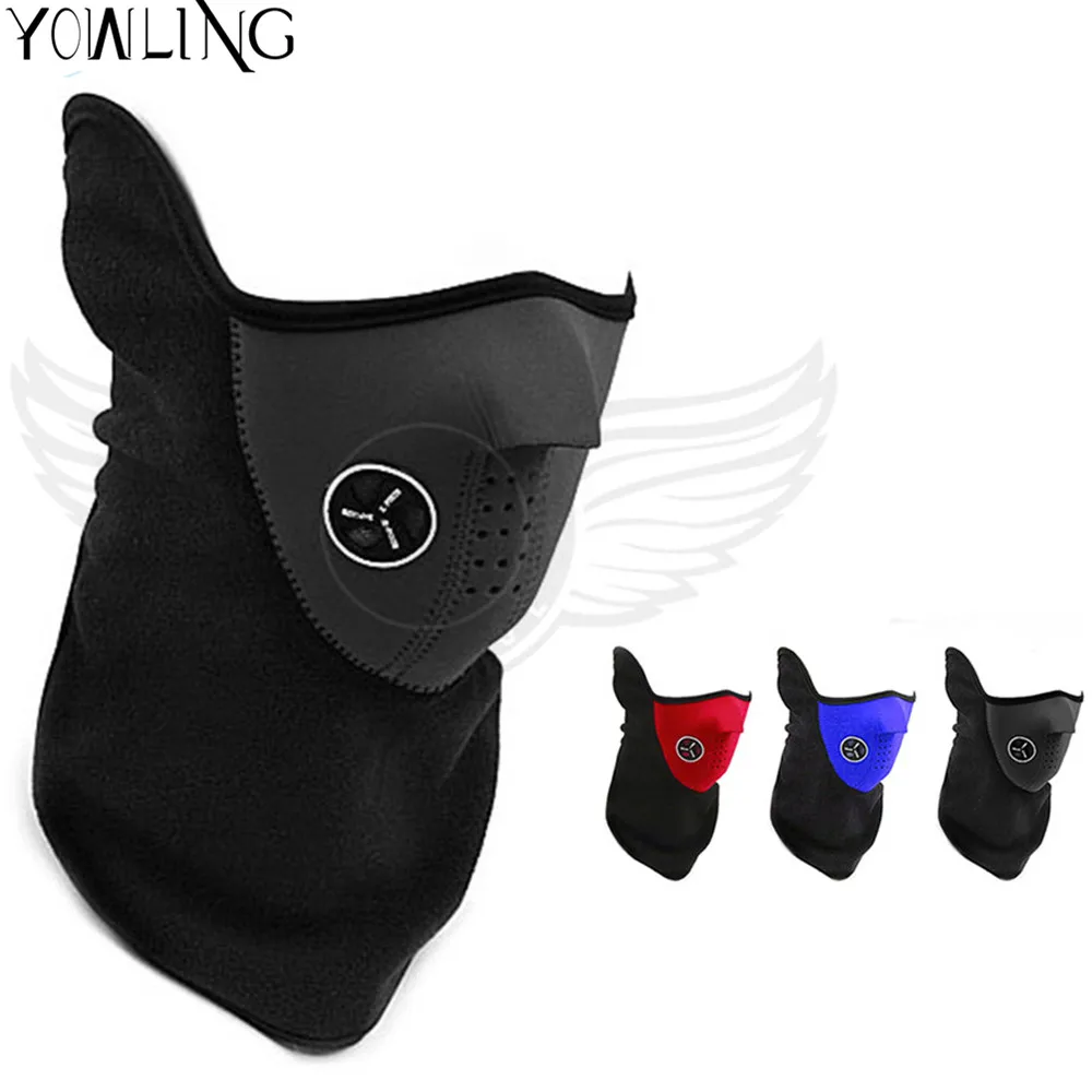 3 colors Outdoor Sport Cycling Sport Bike red Motorcycle Mask Skiing Snowboard Neck Skull Masks Winter Ski Warm Face Mask