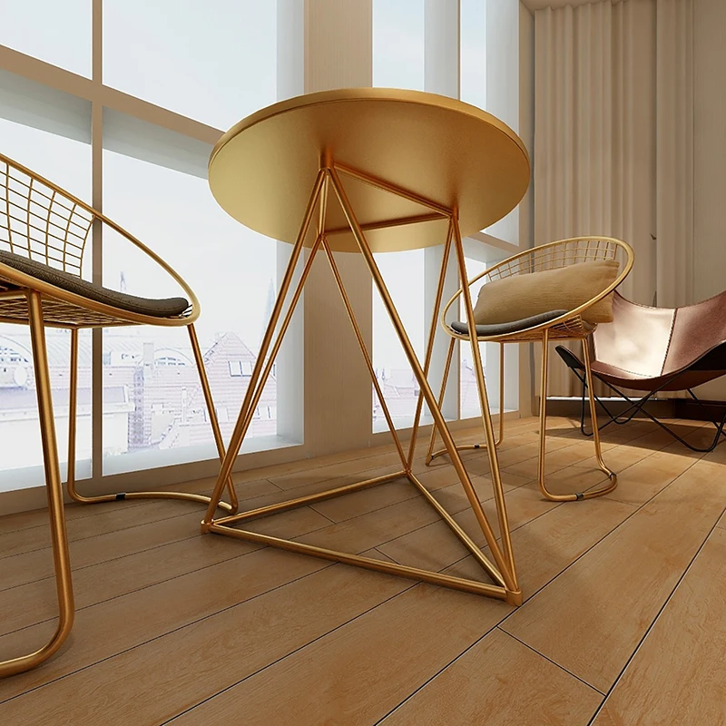 Metal steel Leisure Chair iron wire chair hollow back gold dining Coffee Metal Bar chairs Set Tea Table Living Room Furniture Metal steel Leisure Chair iron wire chair hollow back gold dining Coffee Metal Bar chairs Set Tea Table Living Room Furniture