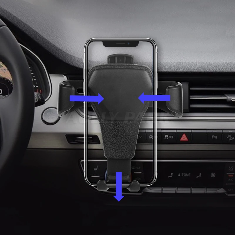 Car Phone Holder For Iphone X8 Samsung HUAWEI Mobile Phone Holder One hand Operate In Car Air Vent Mount Stand