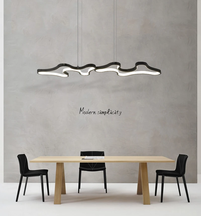 Simple Modern Creative curve hanglamp pendant lights lamps led lights for home nordic pendant light fixtures loft style hanging