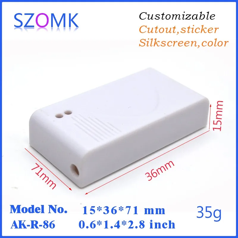 1 piece free shipping small plastic electronics enclosures boxes 15*36