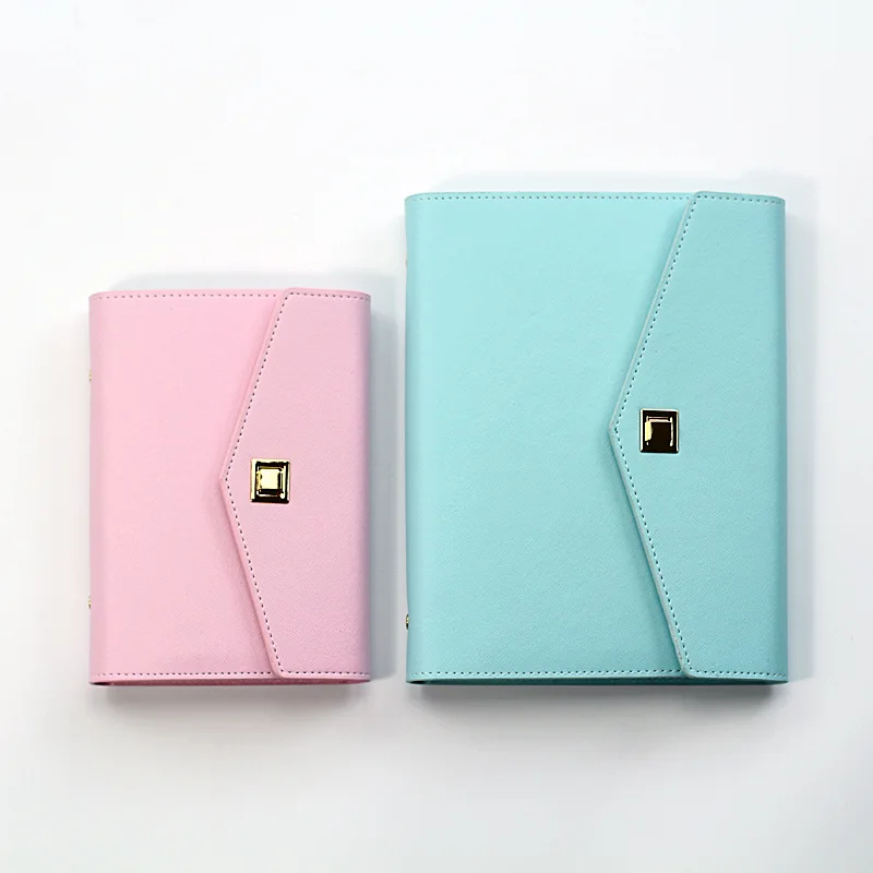 Online 2017 neue Nette Leder Spiralblock A5 A6 Stationery office Person Binder Täglich Wöchentlich Planer zeit Agenda Organizer
