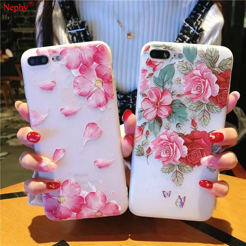 

Nephy Soft Silicone Case For iPhone X XR XS MAX 6 S 6S 5 5S 5SE 8 7 Plus 6Plus 6SPlus 7Plus 8Plus Cell Phone Back Cover Casing