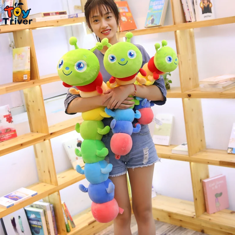 

Plush Caterpillar Worm Insect Toy Stuffed Animal Cushion Pillow Baby Kid Children Birthday Christmas Gift Home Decor Triver