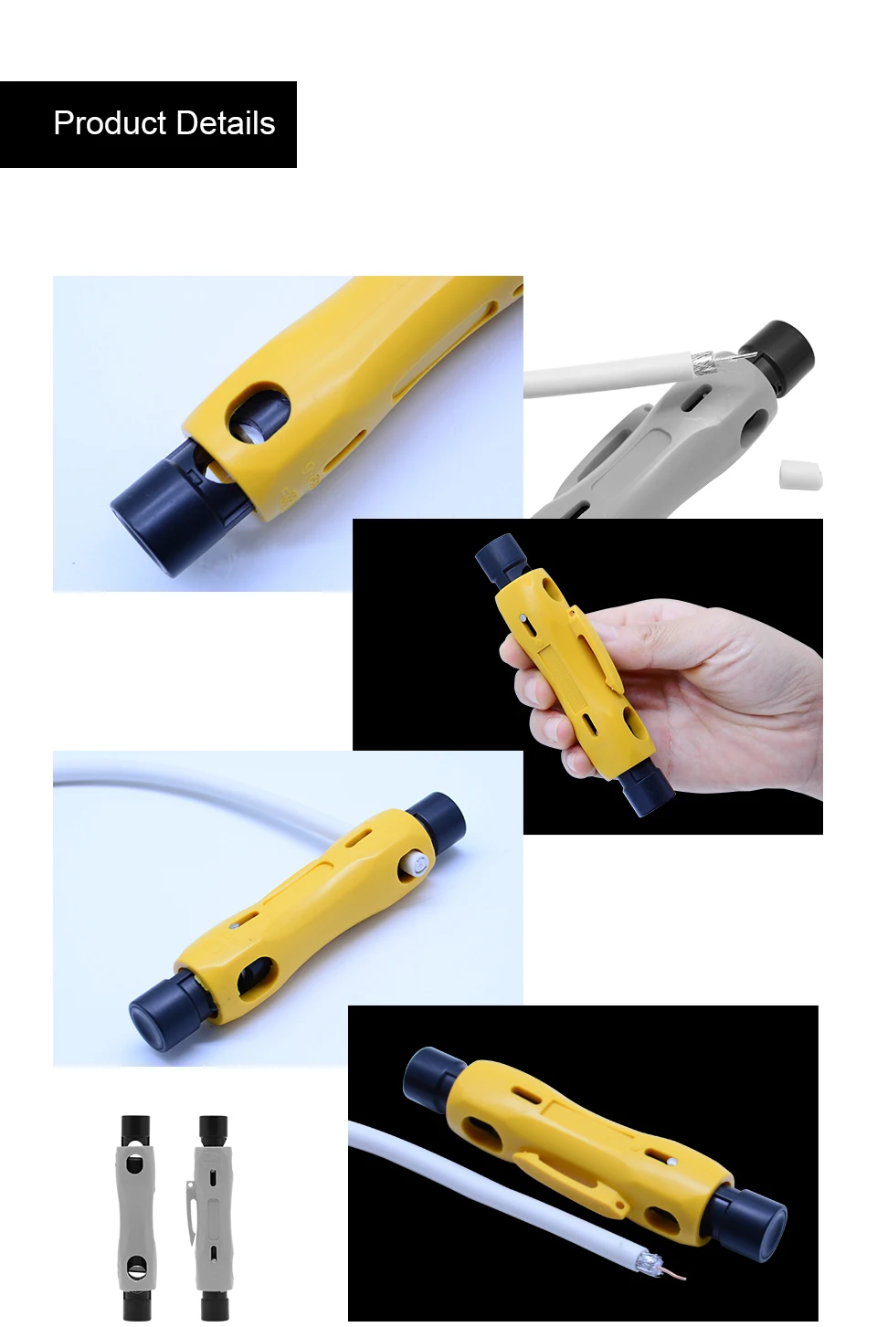 EcoFLEX Stripper Coax Stripping abmantelung Cable Tool 