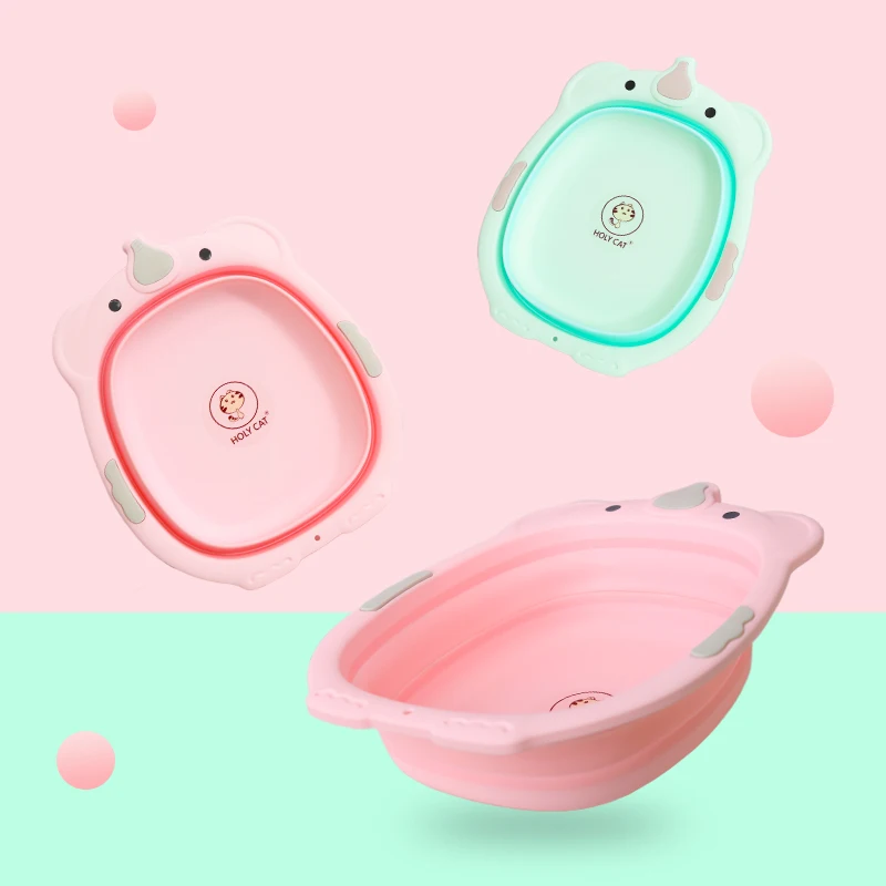 baby washbasin foldable newborn portable size PP basin 2/3 pack | Мать и ребенок