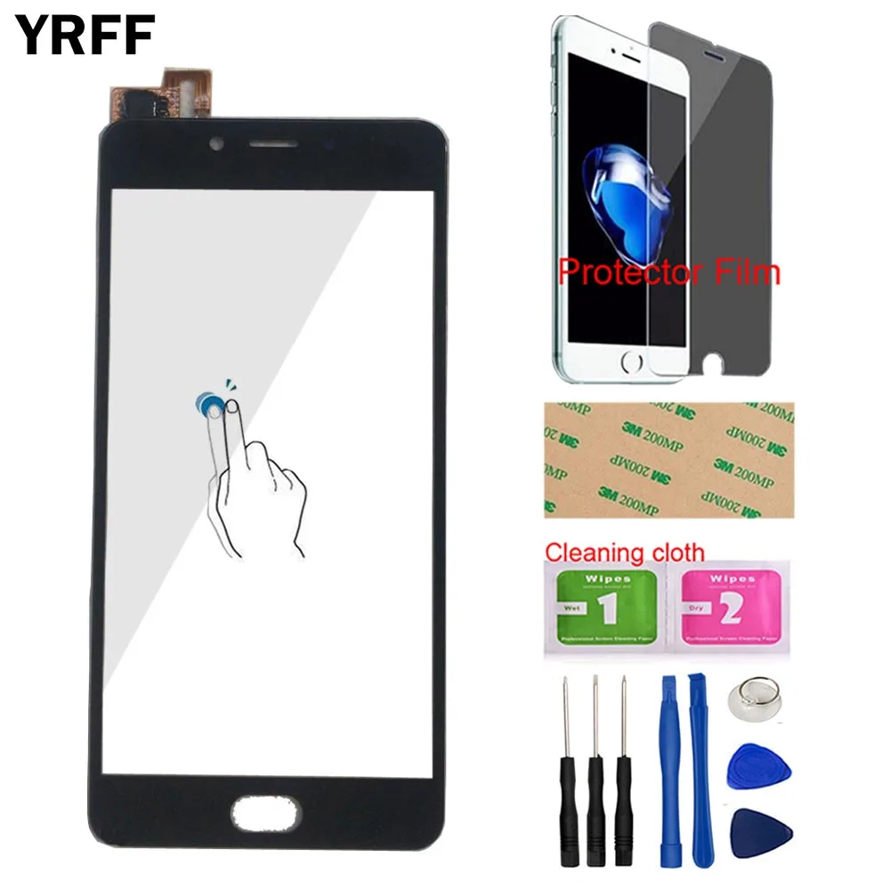 

Mobile Touch Screen Front Glass For ZTE Nubia N2 NX575J Touch Panel Touch Screen Digitizer Sensor Tools Free Protector Film