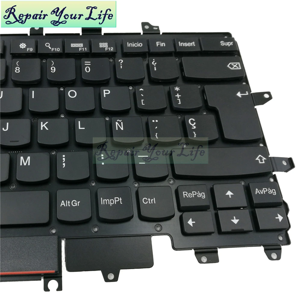 Reparação de Teclado de Laptop para Lenovo para Thinkpad Carbono x1 Gen 4ª e 2022 sp com Retroiluminação e Ponto Vermelho Teclado de substituição - Imagem 2