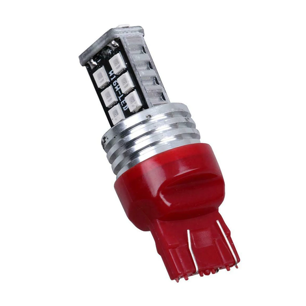 2 шт. 7443 красный светодиодный стробоскоп мигающий стоп-сигнал/парковочные лампы