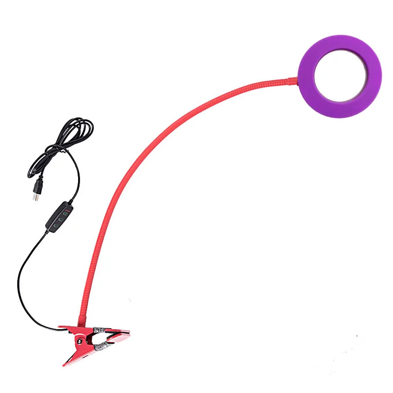 USB 3.5X Beauty Lamp Magnifying Glass Adjustable Brightness Cold Light Hose Magnifier Changeable LED for Beauty Nail Tattoo