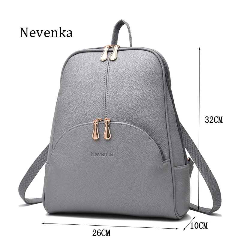 Leather Christmas Trees Black Backpack Daypack Bag Women