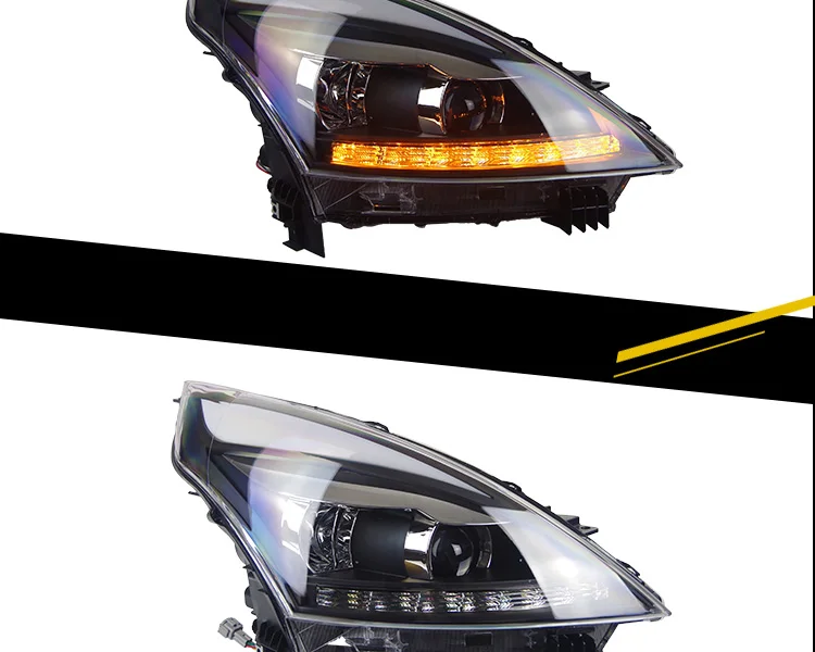 AKD автомобильный Стайлинг Головной фонарь для Nissan Teana фары 2008-2012 Maxima Светодиодный фонарь H7 D2H Hid вариант Ангел глаз биксеноновый луч