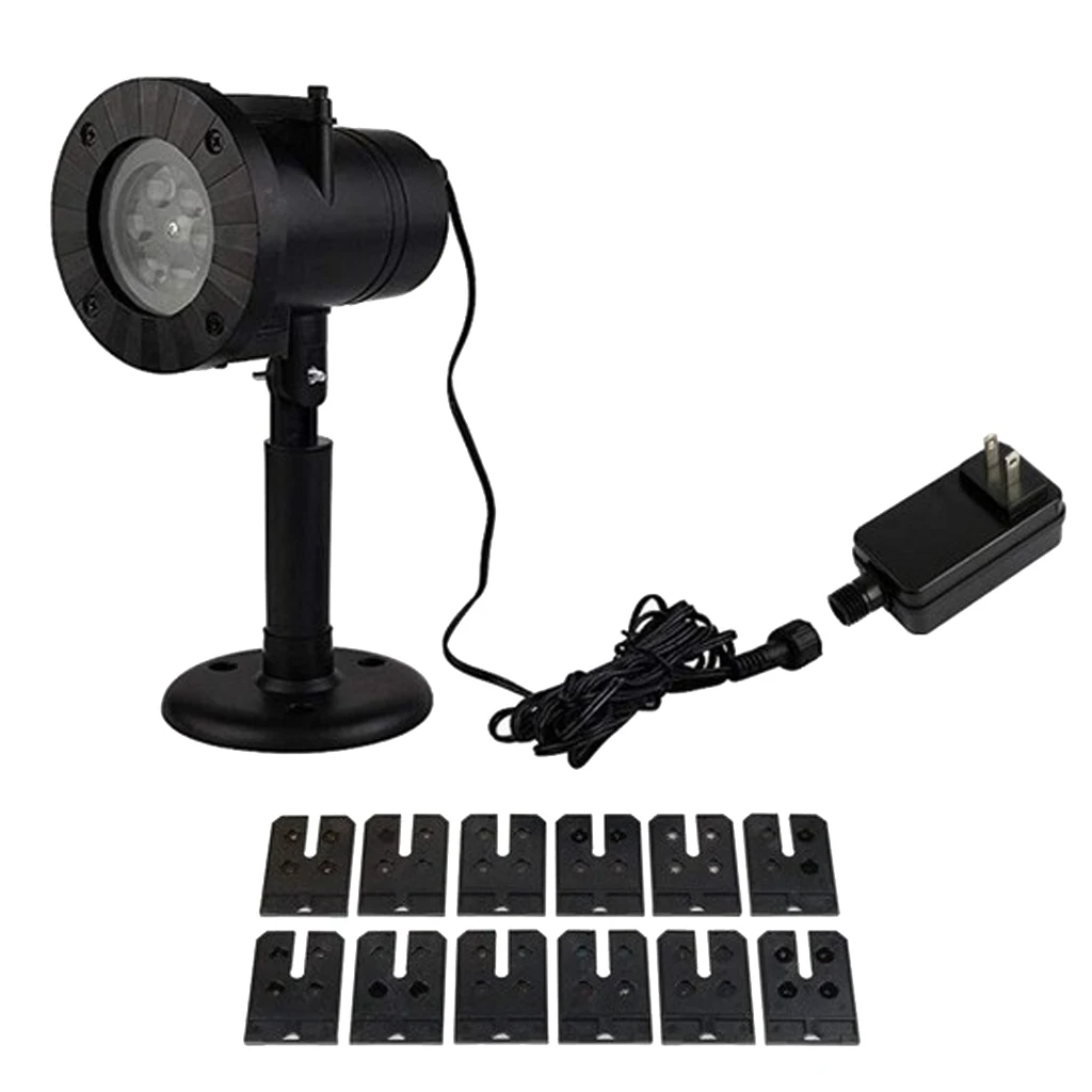 Celebration Series Projector LED Image Motion Projection Light with 12 Slide for Halloween Party Garden Outdoor Activities