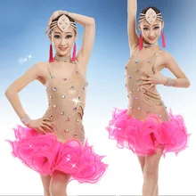 Children’s Professional Latin Dance Dress Salsa Tango Rumba Samba Costume Ballroom Dance Competition Dresses for Kids