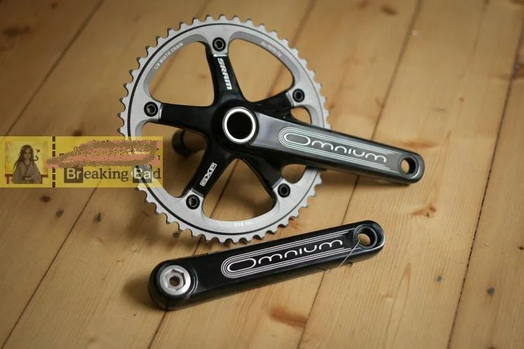 SRAM Omnium Crankset/фиксированная Шестерня chainwheel/с одной передачей велосипедная система 48 T 170 crankset/велосипедная Звездочка для шоссейного велосипеда