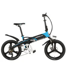 Lankeleisi G660 Электрический складной велосипед Город Ebike 7 скоростей 48 В 10AH батарея дорожный велосипед