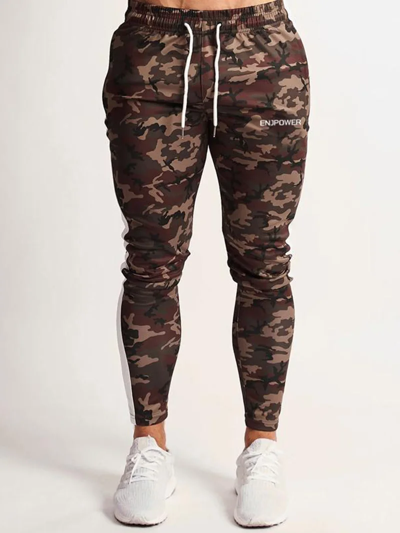 Fashion Camouflage Brand Pants Fitness Casual Elastic Pants Bodybuilding Clothing Casual Navy Military Sweatpants Joggers Pants