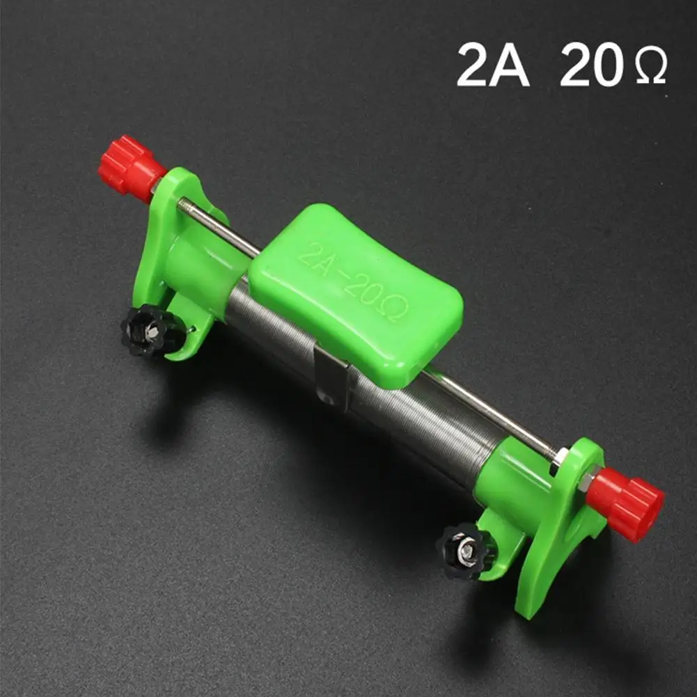 

Mini 20 Ohms 2 Amps Slide Rheostat Resistor Physical Supplies Kids Education Toy