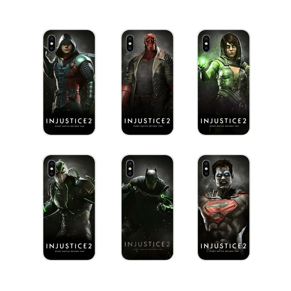 Стильная игра Injustice 2 для Motorola Moto X4 E4 E5 G5 G5S G6 Z Z2 Z3 G3 G2 C Play Plus Аксессуары чехлы