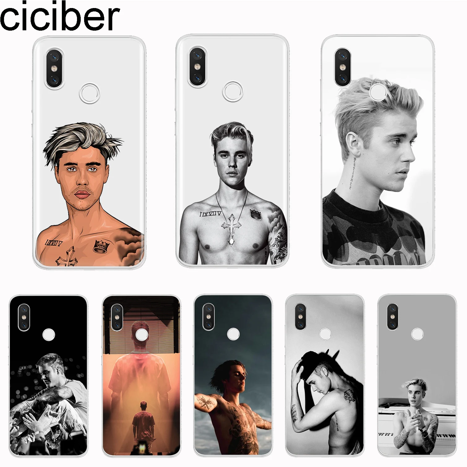 ciciber Cover For Xiaomi MIX MAX 3 2 1 S Pro Harry Potter Phone Cases For Xiaomi MI A2 A1 9 8 6 5 X 5C 5S Pro Plus Justin Bieber