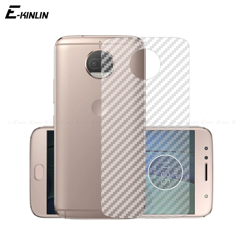 

Soft Back Cover Screen Protector For Motorola Moto G7 Power G6 Z Z2 Play G4 G5 G5S Plus 3D Carbon Fiber Sticker Protective Film