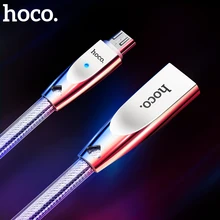 HOCO Micro USB Cable 2.4A USB Type C charging Cables Zinc Alloy Jelly for Samsung S10 Xiaomi Huawei Fast Charge Data Sync Wire