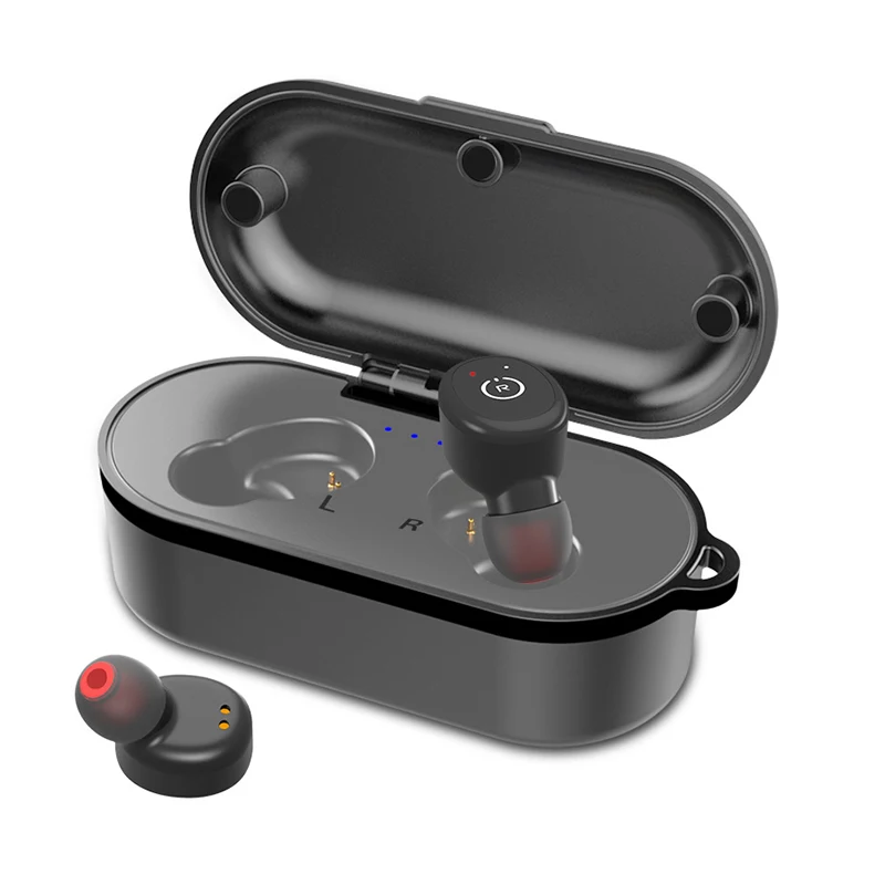 

LEORY Mini Earbuds Wireless IPX8 Waterproof TWS bluetooth 5.0 Earphone Headset in-ear Sport Earphones with Microphone for Iphone