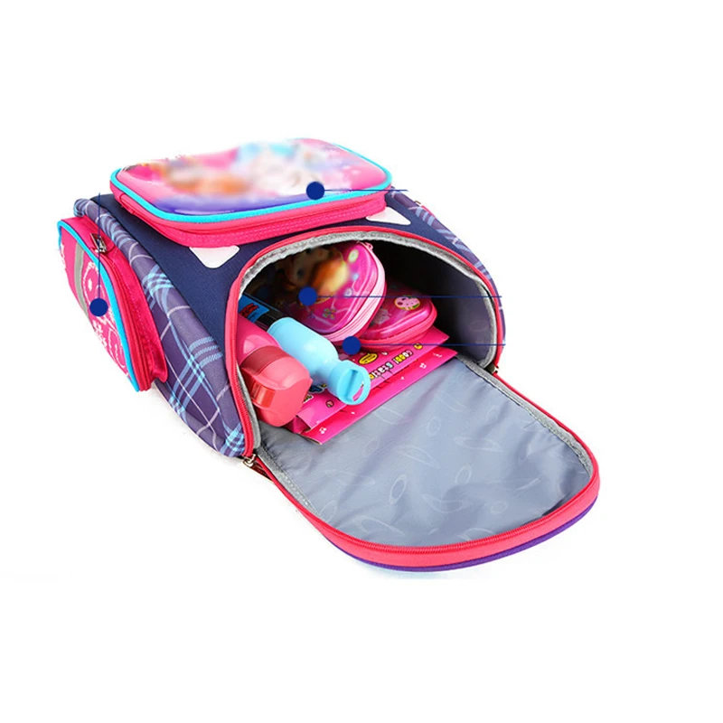 Мультяшные ортопедические школьные рюкзаки для девочек и мальчиков, рюкзак с рисунком автомобиля, школьные сумки для студентов, Mochila Infantil, класс 1-4