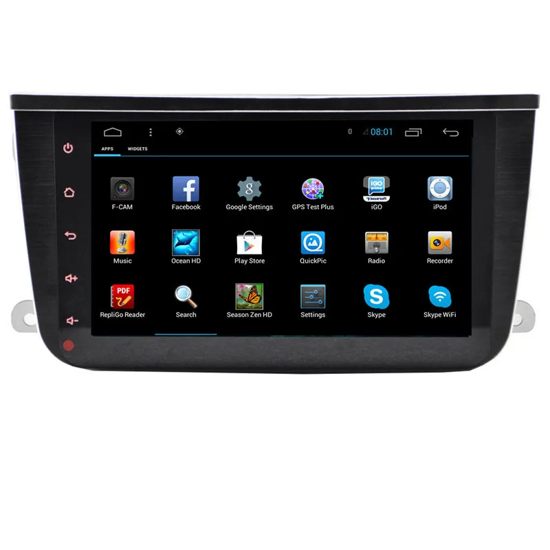 WANUSUAL Quad Core 8'' Android 6.0 GPS Navigation for Benz Smart 2010 2011 2012 2013 2014 2015 With Bluetooth Wifi 1024*600 Maps