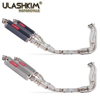 Motorcycle Full Exhaust System Slip On For kawasaki Z1000 Z1000R Z1000J Ninja1000 2010-2016 Modified Middle Link Pipe Motorcycle Full Exhaust System Slip On For kawasaki Z1000 Z1000R Z1000J Ninja1000 2010-2016 Modified Middle Link Pipe