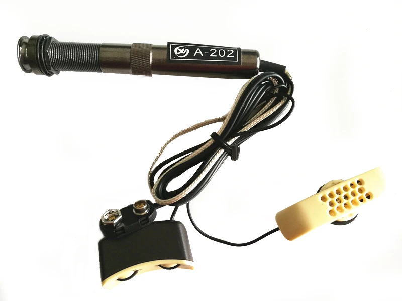 

New Arrival Soundhole free hole YS A -202 Pickup with Mic Volume Tone For Acoustic Guitar