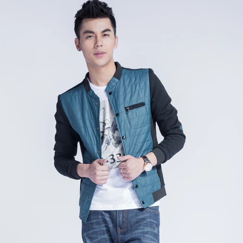 collarless jean jacket mens