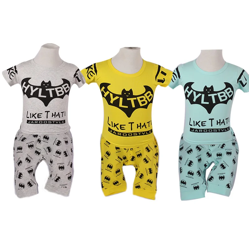New 2015Top quality kids boys clothing sets little boy clothing sets baby boy sport suit retail