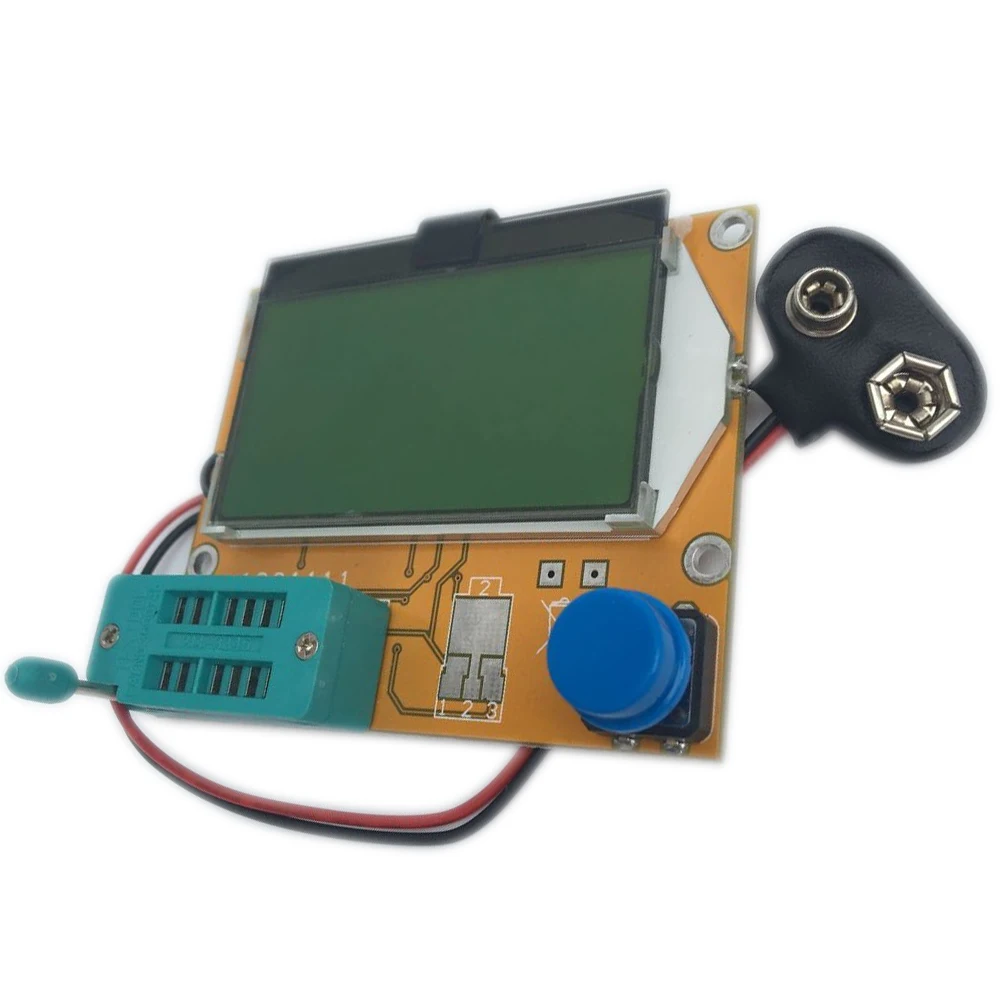 LCR-T4 Mega328 Multimeter LCD Backlight Transistor Tester Diode Triode Capacitance ESR Meter MOS PNP NPN LCR