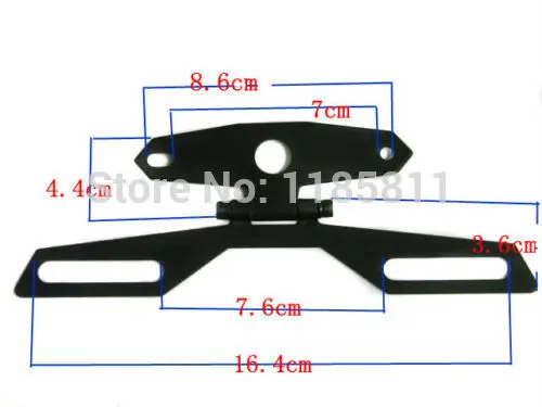 10 шт. Кронштейн номерного знака для Yamaha YZF R1 R6 FZ1 FZ6 Kawasaki Ninja ZX 6 14 R Z 750 1000 R|brackets