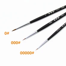 No 3 Model Special Point Brush High Quality Nylon Brush Very Fine Hook Line Pen Models