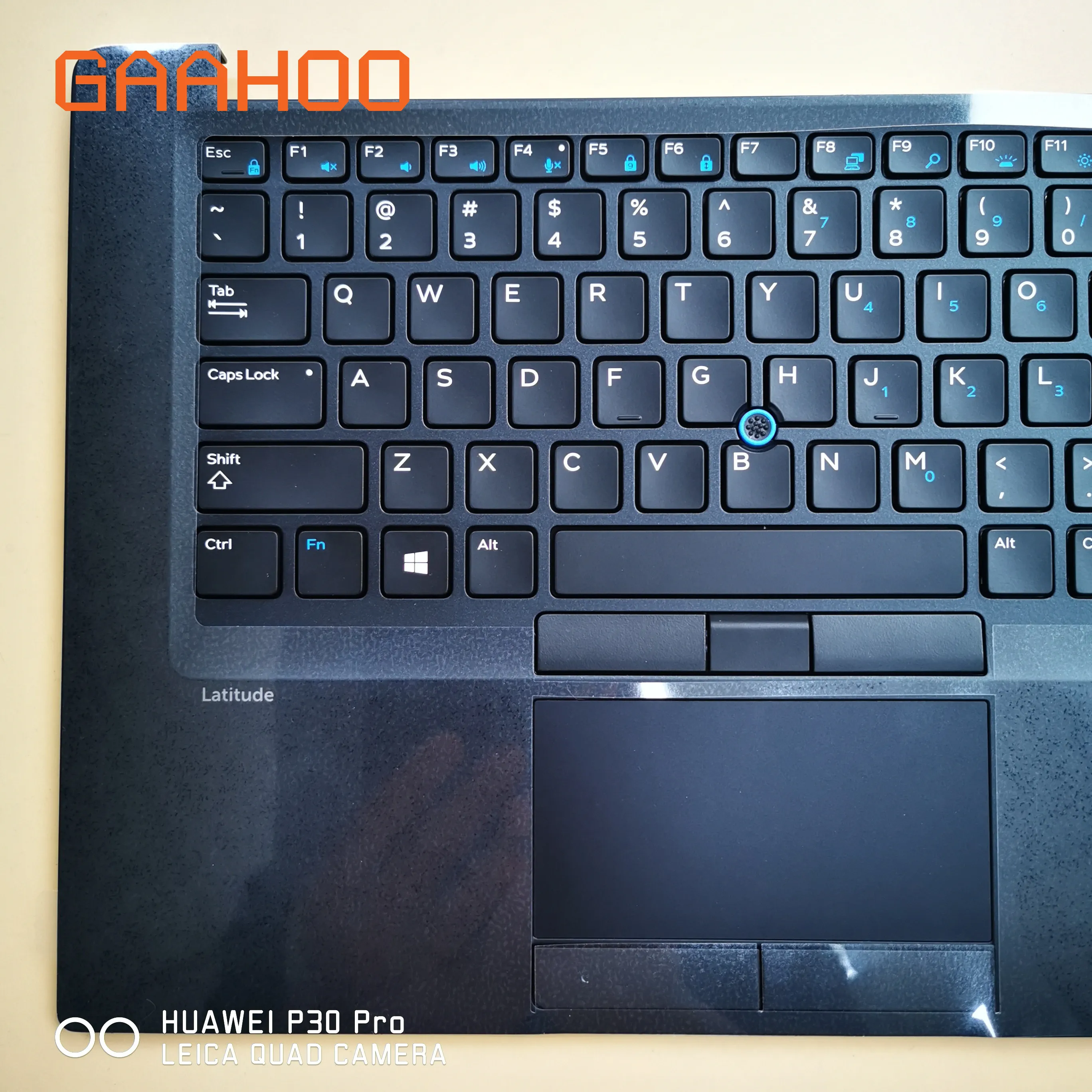 Клавиатура US для ноутбука Dell Latitude 7480 7490 сборка упора ноутбука/с клавиатурой