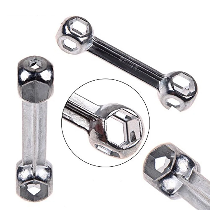 5REIZ Cycling Exercise 6-15mm 10 in 1 Bicycle Hexagon Wrench Repair Tool Durable Dog Bone Shape Bicycle Accessory Repairment Tool